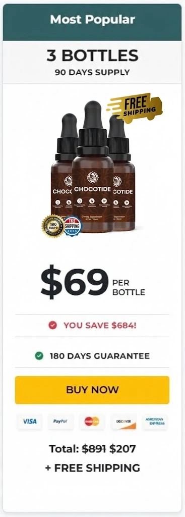 Chocotide - 3 Bottle